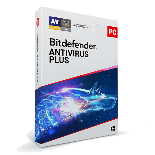 Bitdefender Antivirus Plus - 1-Year / 3-PC - United States & Canada